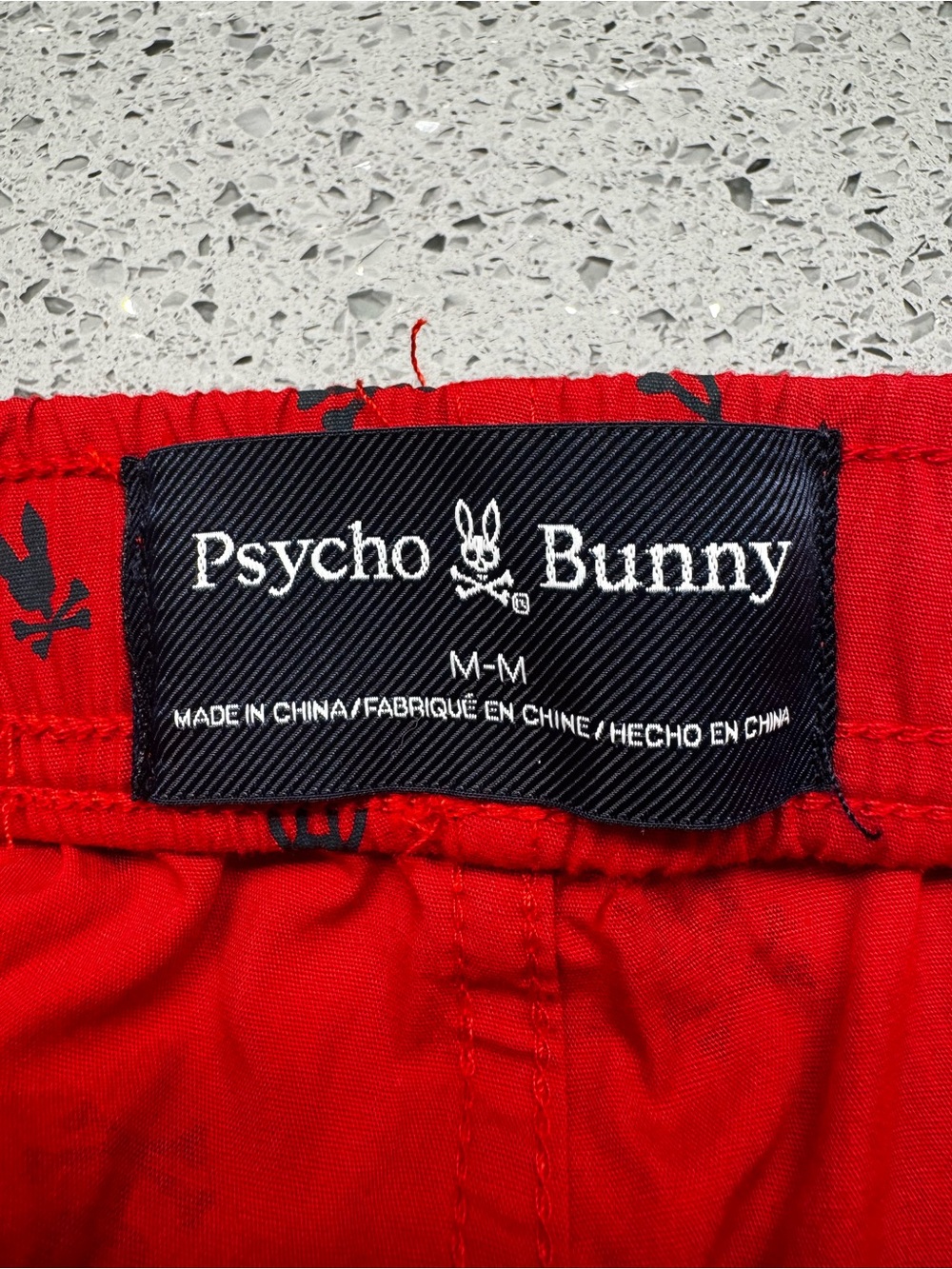 Psycho Bunny Men's Pajama Pants Allover Skull & Bunny Print Sz M - Picture 9 of 11